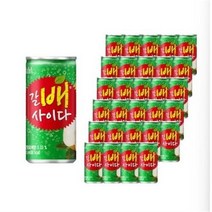 해태음료 갈배 사이다, 11개, 210ml