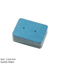 골판지 귀걸이 디스플레이 카드 판지 쥬얼리 라벨 걸이식 창업 판매 소기업 포장 100 개, Blue