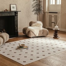 다이아 프렌치감성 모던 타일 러그 거실 카페트 160x230cm