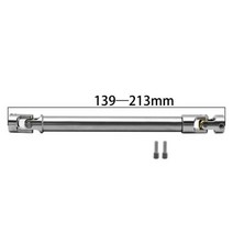 키덜트 CNC 내부 스플라인 금속 드라이브 샤프트 1/10 RC 크롤러 SCX10 II Capra TRX4 TF2 D90 YK4082 용 범용 조인트 구동축, 1PCS2