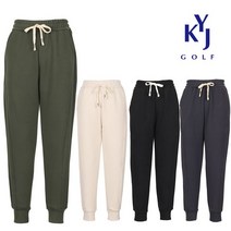 김영주골프 [김영주골프] 남녀공용 겨울 포근라인 스판 조거팬츠 KMWLSL48