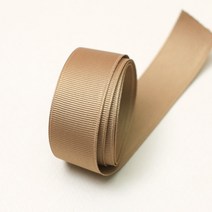 엔소엔 골지리본 골직 선물포장리본끈 10mm 롤, 골지48코코아색 45M 1롤