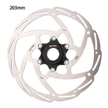 디스크로터 튜닝 브레이크 캘리퍼 패드 자전거 센터 잠금 디스크 브레이크 로터 140mm/160mm/180mm/203mm M, 203mm, 03 203MM