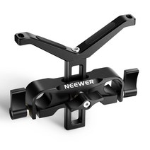 NEEWER 망원 롱 렌즈 서포트 브라켓 Y자형 렌즈 브라켓 35 mm수직 조정 15 mm 로드 첨부 DSLR 카메라 숄더 리그 팔로우 포커스에 대응 - LSB35