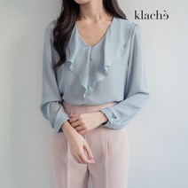 클라셰 빅프릴레이디블라우스 CB3SBL060A