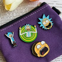 릭앤모티 릭 앤 모티 뱃지 핀뱃지 브로치