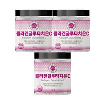 맛있는동행 글루타치온 분말 식약처 HACCP 인증 엘라스틴 저분자 콜라겐 비타민C, 120g, 3병