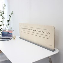 스트라이프 자작 데스크 스크린 파티션 (1200), 스트라이프자작나무파티션(1200)