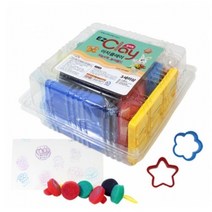 이지클레이 실속형세트(3번) 50gx6개+몰드