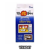 애경 1분스팀클리너 전자렌지 세정시트 3개입, 4개