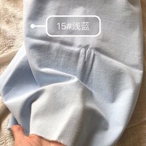 캔버스원단 옥스포드원단 패브릭원단 중국 스타일 워싱 코튼 단색 원단 봄 여름 한푸 드레스 의류 재봉, 07 15_02 1.5 meters