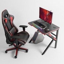 더준 게이밍책상 컴퓨터 데스크 게임 PC 책상, 피씨책상 800