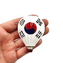 못난이상점 벌룬 세계 여행 냉장고자석 마그넷, 대한민국