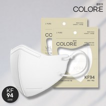 콜로레 KF94 마스크 새부리형 KF94 여성용 중형 마스크 정식판매점, 화이트, 1매