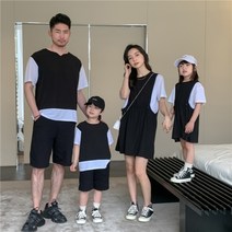 가족사진의상 2023 여름 공연 의상 여행 사진촬영 파티 의류 모녀 부자 엄마와딸 커플룩
