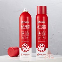 스프레이 형 가정 차량 업소 용 간이 소화기 조리 전기 야외 캠핑 화재 친환경 무독성 조작 쉬운 간단한 강력한 휴대용 가벼운 굳지 않는 원터치 수납 자동차 트럭 검증 받은 국산, 2개
