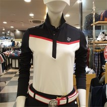 루이까스텔 NC12 V배색스냅단추여성티셔츠 3LCTS913