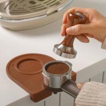 보들 홈카페 용품 바리스타 템퍼 커피 실리콘 탬핑 매트 커피용품 카페용품 홈카페용품 탬핑매트 바리스타용품, ♤브라운(소형)♠