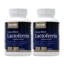 Jarrow Formulas 락토페린 250 mg 60 캡슐 2병, 60정