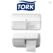 독일배송 Tork 토크 T4 소형 롤 화장지 디스펜서 화이트