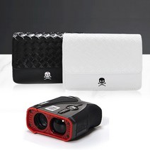 해골 부쉬넬 자석형 벨트형 골프 부쉬넬 거리측정기 케이스, 화이트