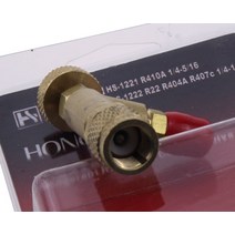 R22/R410A 용 에어컨 냉동 충전 어댑터 1/4 "안전 밸브 R22 냉매 구리 CNC 공작 기계, 한개옵션0