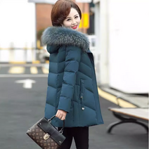 겨울 엄마패딩 퀼팅 후드코트 하프 아우터 누빔 후드점퍼 웰론 다운점퍼 퍼카라 방한 자켓 패딩점퍼