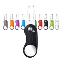 골프 볼마커겸용 접이식 반자동 폴딩 그린보수기 디봇툴, 오렌지