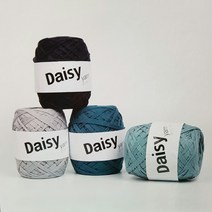 데이지 실 Daisy yarn 500g / 가방 러그 뜨개질 코바늘 소품 두꺼운 실, 5 피치
