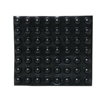 가구 미끄럼&충격방지 흑색 반구 범폰 56p 반구형 tv