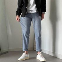 치트키 데일리 5컬러 테이퍼드 밴딩 데님