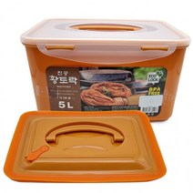 황토락 김치통 5호 중 5L 누름판포함 절임 밀폐용기, 메타초이스 본상품선택