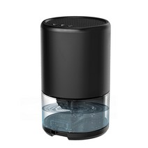 cisanny 가정용제습기 미니 제습기 1000ML, 검은색, 우리 플러그