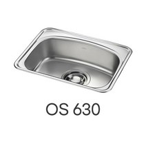 [정품] 백조씽크/백조사각볼/OS630/언더사각볼/씽크볼/언더볼, 싱크볼 단품