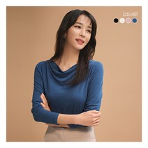 [라우렐] () 텐셀 블렌딩 카울 티블라우스 4종