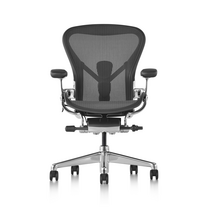 [국내정식수입품] 허먼밀러 공식딜러/ 뉴 에어론 풀 CD 체어 Graphite / HermanMiller New Aeron Full CD chair, B size, Garaphite