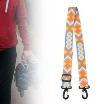 스키부츠 가방 스키 부츠 스트랩 로라 스케이트 운반 도구 스노우 보드 후크 포함 캐리어 액세서리 105326, 노란색