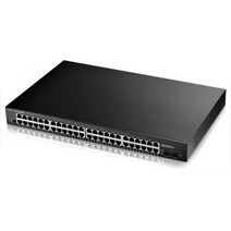 [ZyXEL] 자이젤 GS1900-48HP [스마트스위칭허브/48포트/1000Mbps+1G 2Port SFP/PoE+]