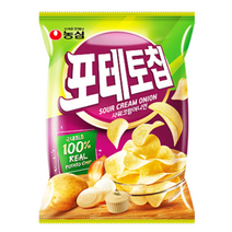 [유점빵] 농심 포테토칩 사워크림어니언 60g, 9봉