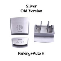 전자 핸드 브레이크 P 버튼 자동 패널 플라스틱 블랙 캡 스위치 BMW 5 7 X3 X4 X5 X6 F 시리즈 F01 F02 F1, 09 Old Silver Set