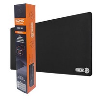 ICONIC - PRO PC GEAR XL 확장 게이밍 마우스 패드/매트 라지 & 와이드 책상 천 마우스패드 스티칭/방수/미끄럼 방지 베이스 (블랙 86.4cm x 35.6cm(, Black_4XL 54