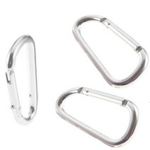 SSW683CBC 비너 고리 카라비나 타프 키링 12개 중형 복 등산 연결 잡화 쇠 카라 텐트 5mm 설치 캠핑 장비 후크 용품 기둥 배낭 카라비너