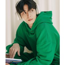 JEMUT 베이스 오버핏 후드 6종 그린 KJHD2434 Base Overfit Hood Green