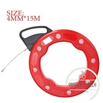 선통기 전기 포설 케이블 풀링 다이 유리 섬유 피쉬 테이프 릴 풀러 나일론 도관 덕트 로더 와이어 낚시 도구, 04. 15미터