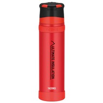 THERMOS(서모스) 산 전용 스테인리스 병 900ml FFX-901 (매트 레드(MTRD)), Matte 레드(MTRD)