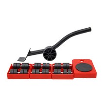 무빙헬퍼 5pcs 가구이동 바퀴 인테리어 변경 위치이동 지지대 운반 지렛대 핸드카트 쇼파 받침 플라스틱, PP