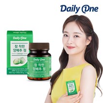 데일리원 참 착한 양배추 정, 60정, 1통