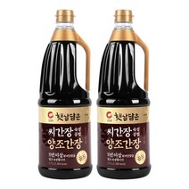 청정원 씨간장 숙성 양조간장골드 1.7L x 2입