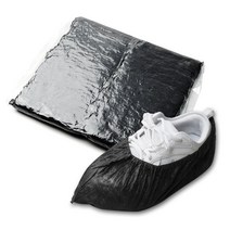 로모주 일회용 부직포 덧신 위생 신발커버, 100개, 블랙