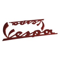 베스파 프론트 엠블럼 로고 마크 이니셜 스티커 파츠 베스파로고 베스파튜닝용품 스쿠터 메탈엠블럼, (07)BLACK 10cm